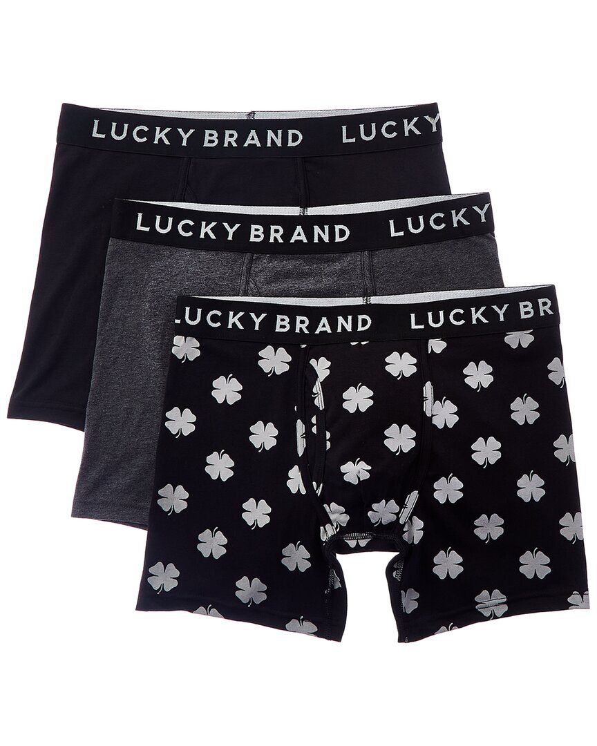 Мужские трусы-боксеры Lucky Brand 3Pk Stretch 5290₽