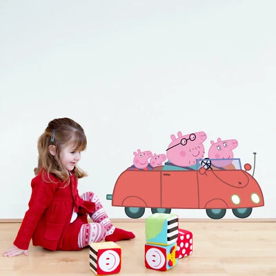 Peppa and Friends car wall sticker | Official Peppa Pig product | Stickerscape