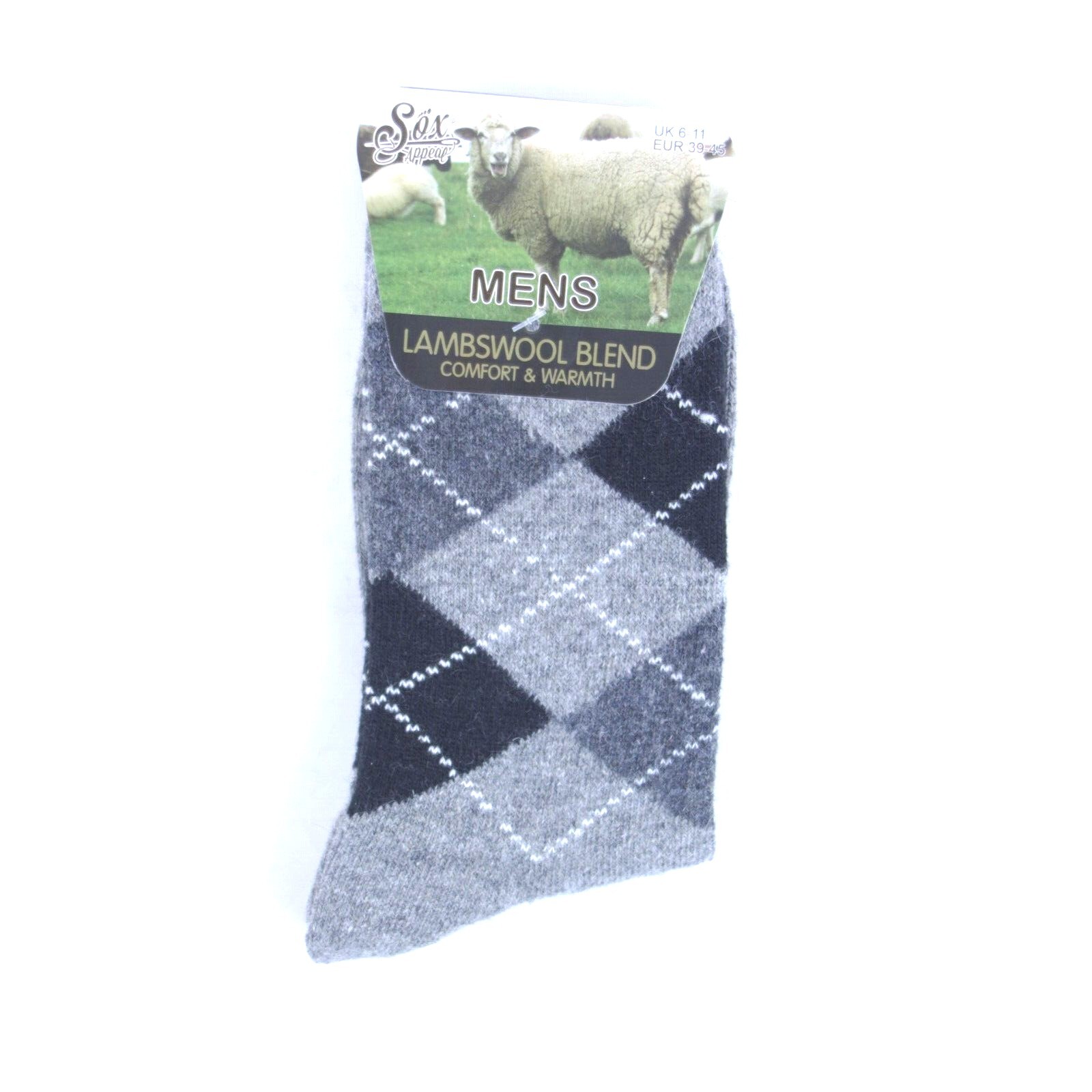 MENS WINTER WOOL BLEND WARM THERMAL ARGYLE DIAMOND GOLFING ANKLE SOCKS SIZE 6/11 eBay
