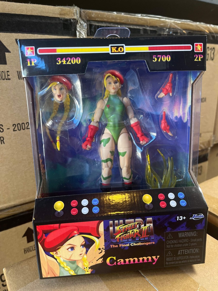 【新品未開封】JADA ストリートファイター II『キャミィ等3体セット』オマケ 新品未開封】JADA ストリートファイター II『キャミィ等3体