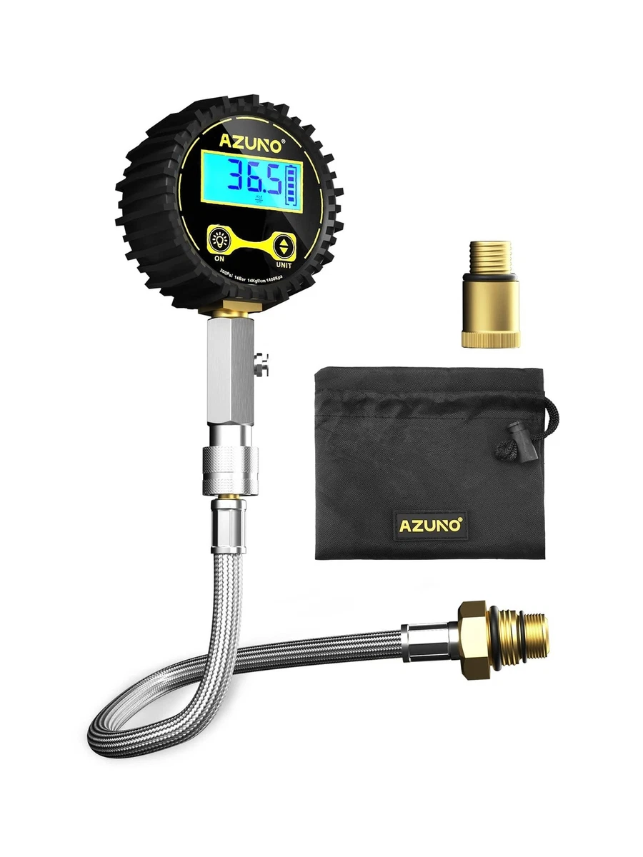 AZUNO Compression Tester Automotive 200 PSI Digital Compression T