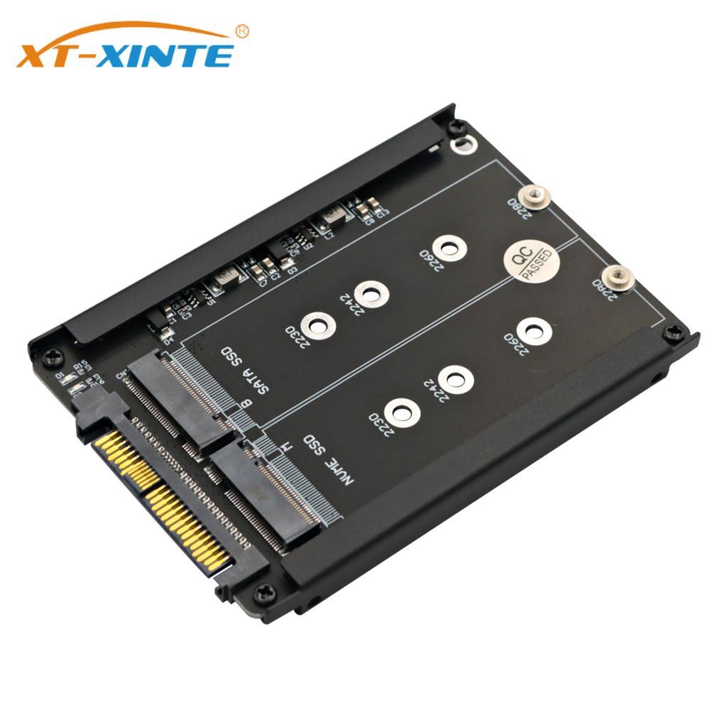 For M.2 NVME SATA SSD B Key/B&M Key SSD to SFF-8639 U.2 2 in