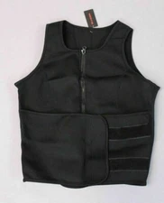 Perfect Sculpt Sleeveless Weight Loss Sauna Sweat Vest Black/Pink Sizes XS-4XL