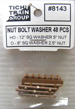 ..Tichy Train Group #8143 Nut, Bolt, Washer Sets (48pcs)