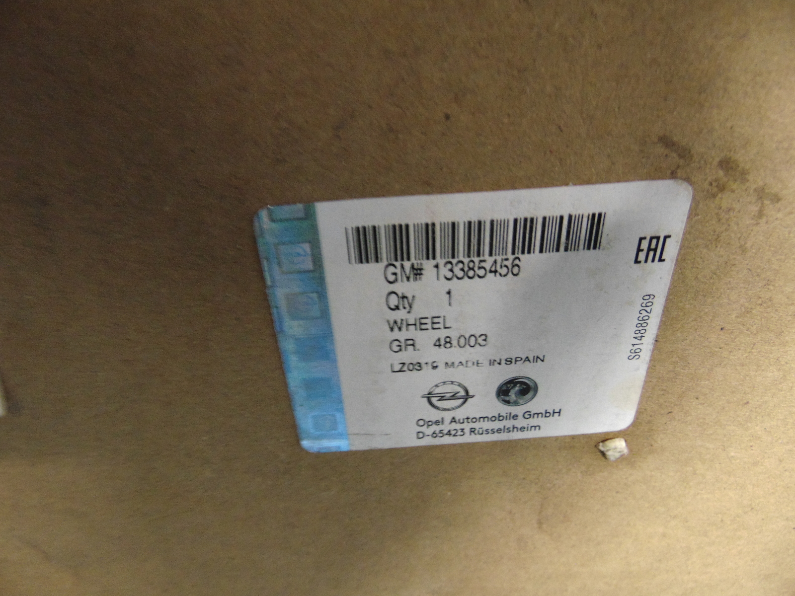 Genuine Vauxhall MERIVA Alloy Wheel 7j X 17 