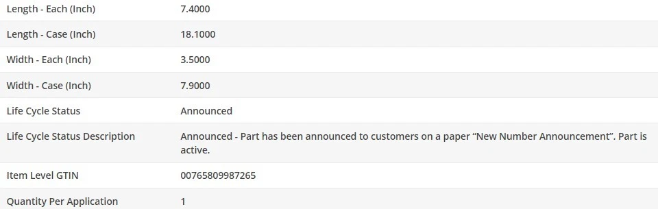 Filtro de aceite tipo OEM WIX para Pontiac Aztek 2001-2005 V6-3,4 L Foto 4 de 4