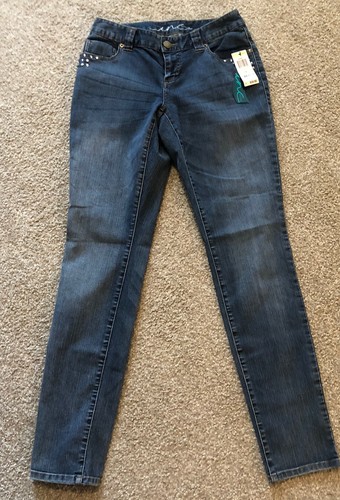 Curvy Fit Skinny Leg Blue Jeans | eBay