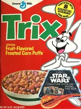 1977 Trix Star Wars Cereal Box High Quality Metal Magnet 3x4 inches 8516