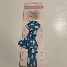 Infant Girl Headbands 0-12 Mths Stretchy Soft Fabric New