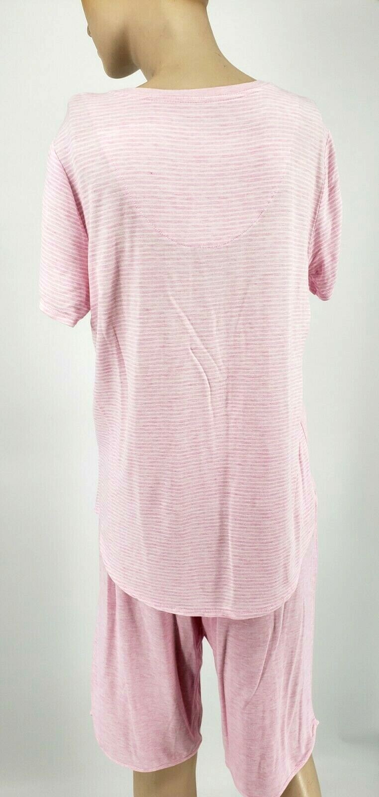 Womens Knit PJS Pajamas Croft & Barrow Shorts/Skimmers Rayon Blend