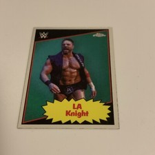 LA KNIGHT,WWE,2025 TOPPS CHROME,1985 TOPPS LEGENDS INSERT,Card Ref: 85TC-LA
