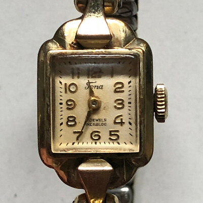 Damen Armbanduhr Walzgold Double 20 Mikron Uhr Wert Vintage Laco