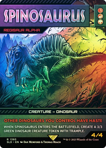 [1x] Spinosaurus - Regisaur Alpha Near Mint, English Secret Lair MTG Magic  | eBay