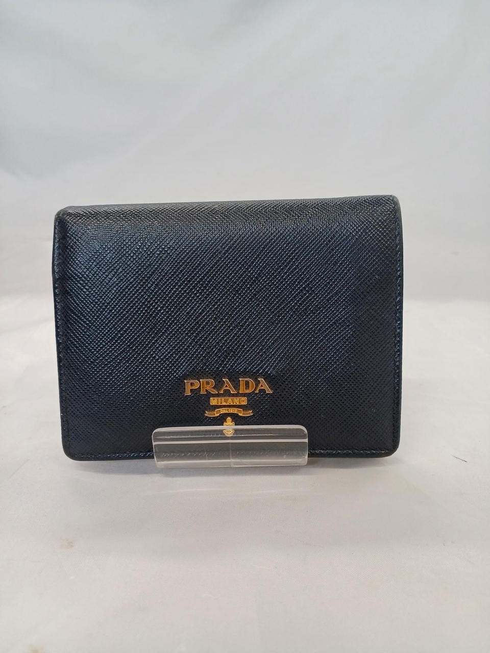 Prada Leather Bifold Wallet for Men with RFID Protection