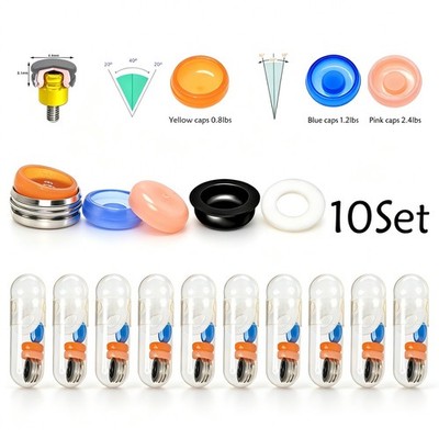Multi Force Universal Male Retention Caps Zest Locator Overdenture Insert 10Set