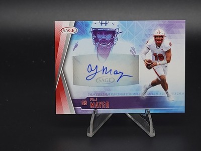 2022 Sage AJ Meyer Rookie Auto Miami OHIO Arkansas State Prospect QB #SPA-AJM