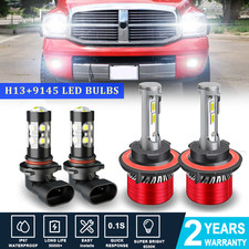 Led Headlight Foglight Bulbs White 6500k For Dodge Ram 1500 2500 3500 2006-2008