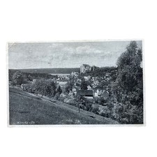 Postkarte AK Könitz Ortsansicht Gelaufen 1929 Bahnpost