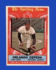 1959 Topps Set-Break #553 Orlando Cepeda As VG-VGEX *GMCARDS*