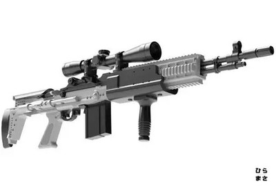 1/12 Mk14Mod0 EBR Type Little Armory Model Kit