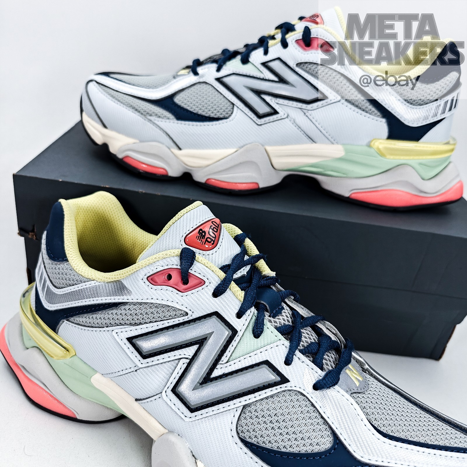 New Balance 9060 US 12 Men's Blue/Grey/Yellow/Pink Easter Pack NB - U9060TMB NIB
