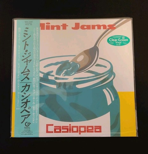 Casiopea Mint Jams Clear Green Vinyl LP OBI Strip New
