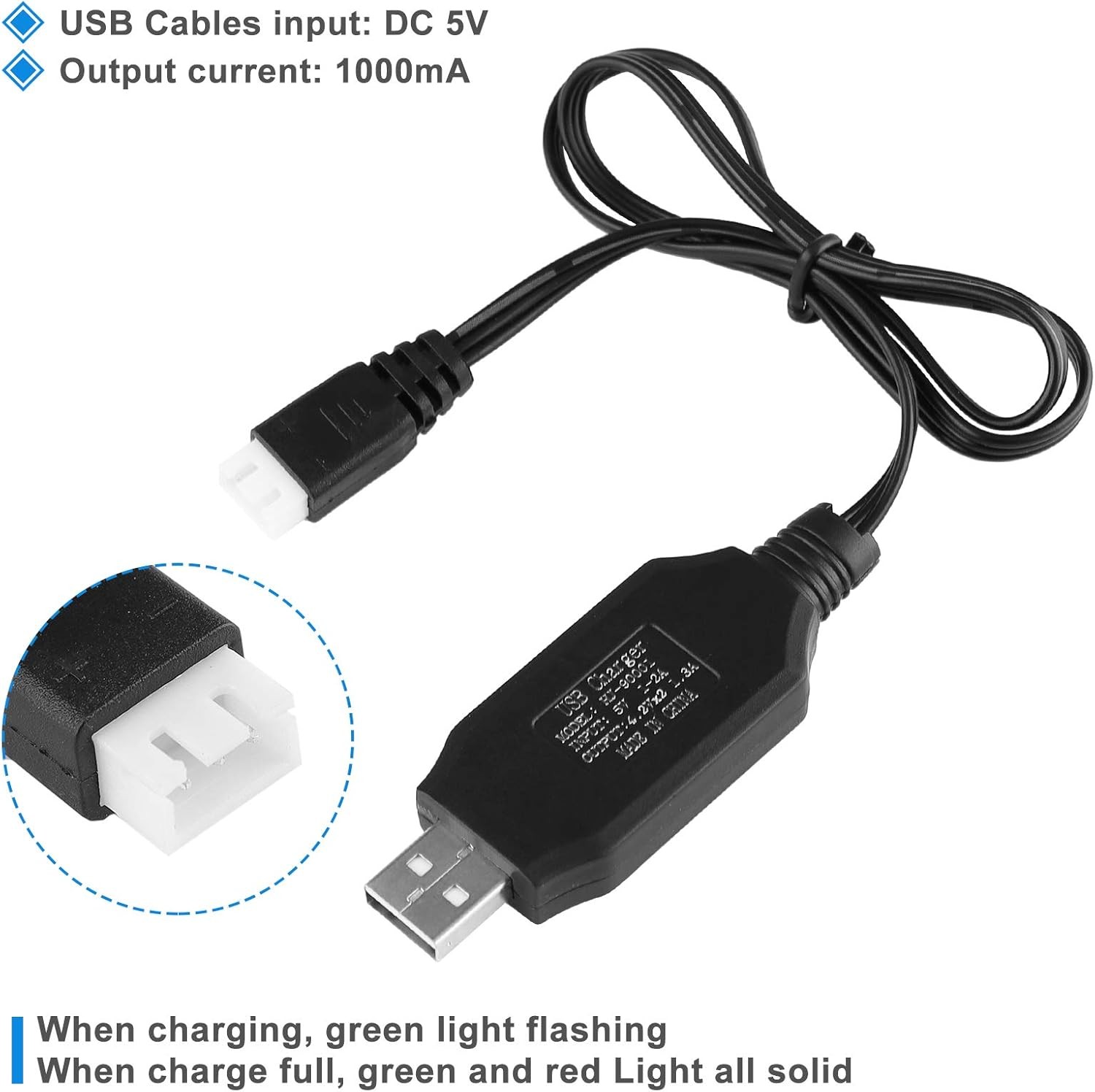 2S Li-ion Battery 7.4V 2000mAh 20C T Plug with Charger for RC Car T16 Transmitte