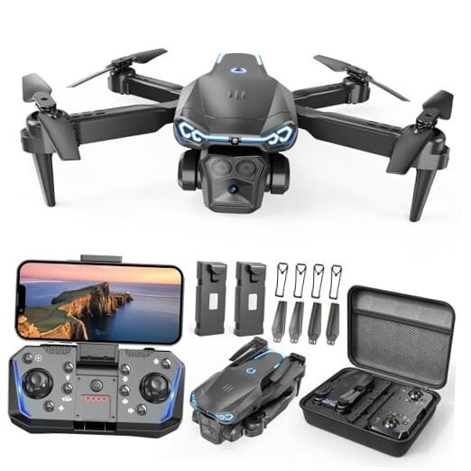 HD 1080P FPV Mini Drone with Altitude Hold for Kids and Adults-image