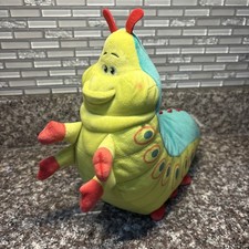Disney Store A Bugs Life Heimlich Green Caterpillar Bug Plush Stuffed Animal