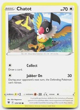 Pokemon Chatot 129/189 Astral Radiance NM