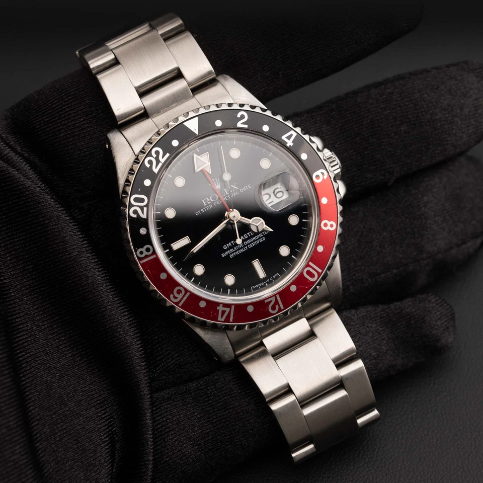 Reloj Rolex GMT-Master II 40mm "Coke" 16710 esfera negra Foto 2 de 4