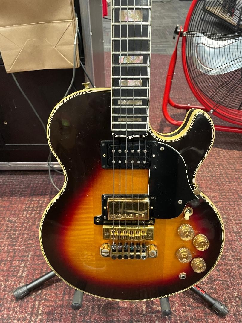 Vintage Gibson L-5S Sunburst Electric Guitar USA Made Gold Hardware w/ Case