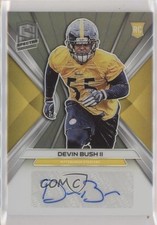 2019 Panini Spectra Rookie Auto 194/199 Devin Bush II #RA-DB Auto eq1