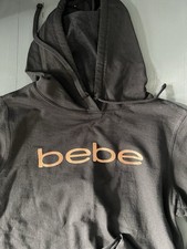 BEBE SIZE L BLACK 2 PIECE OUTFIT SET