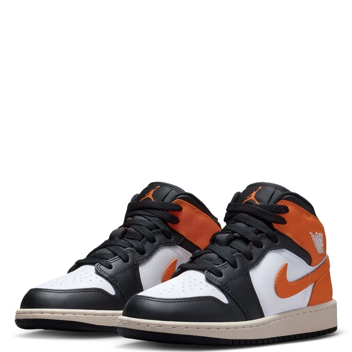大*福様 [300円スタート] Nike Air Jordan 1 Mid Nike Air Jordan 1 Mid (GS) Shoes Starfish Black DQ8423-801