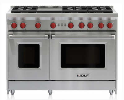 Wolf GR486G 48 Inch Pro-Style Gas Range NEW IN BOX IN STOCK NO BACKORDER