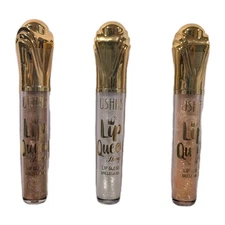 3 USHAS Hot Matte Scepter Beauty Lip Gloss Gilt Glitter Long-lasting #01-02-03