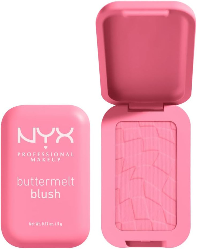 NYX Buttermelt Powder Blush Butta Together 12Hr Wear Vegan Smooth Blend Finish