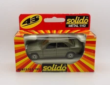 SOLIDO NO 1337 MERCEDES-BENZ 190 GREY VERY NEAR MINT BOXED 1:43