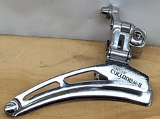 Vintage Suntour Cyclone M-II Front Derailleur Missing Clamp Bottom Pull NOS