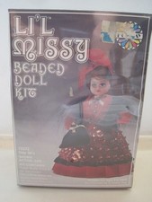 Vintage Li l Missy Beaded Doll Kit Gay 90 s 13372 Holiday Walco