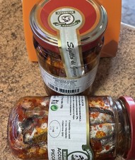 Doppio Vasetto Di Acciughe Piccanti 400g Sapore Forte Gusto Deciso Cucina Mare