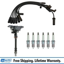 Distributor Spark Plug Wires & Spark Plugs Kit for GM Truck SUV Van New