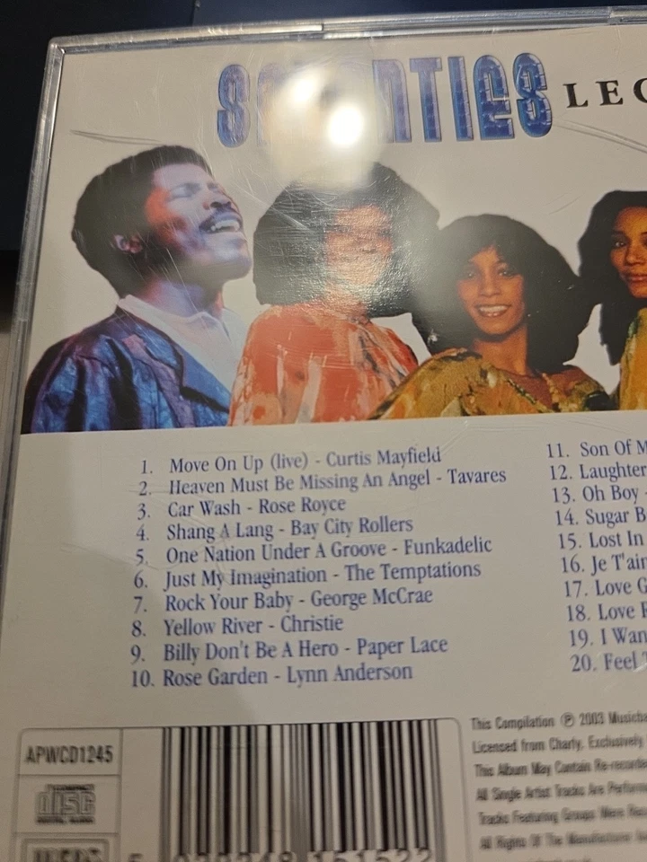 CD N  141- Seventies Legends - billy ocean - rose royce - lynn anderson - sledge - Imagem 2 de 3