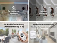 Zigbee Led-Controller 2In1 3.0 + 2,4G FüR Single & Dual Color 12–24V Dc 12A
