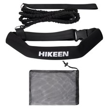 Hikeen Swimming Training Belt 4M Tether Swim in Place Small, Black