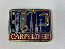 Antique Carpenter Belt Buckle Made in USA
