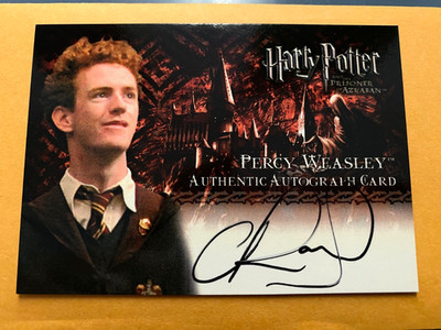 2004 Artbox Harry Potter Gefangener von Askaban Chris Rankin Percy Weasley Autogramm