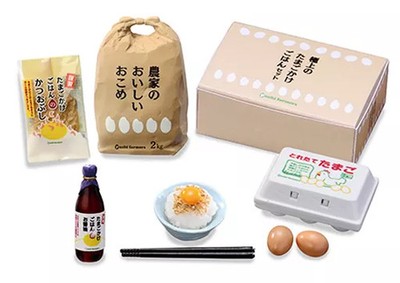 Niigata Prefecture Excellent Egg Fried Rice Set Mini Figur Sammlung