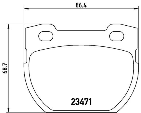 Fits BREMBO P 44 006 Brake Pad Set, disc brake P 44 006 Brake pads se ⭐UK Stock⭐